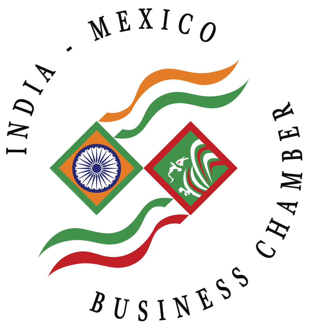Logo of India-Mexico Business Chamber (IMBC), the official organization promoting trade, business, and investment between India and Mexico.