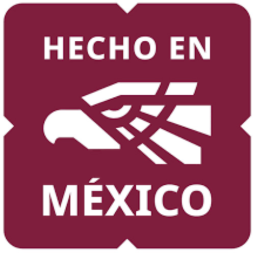 Official Hecho en México logo featuring the stylized eagle, representing Mexican quality, pride, and national identity.