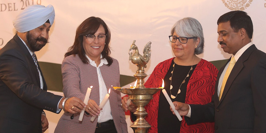 Lanzamiento Oficial de la India-Mexico Business Chamber (IMBC) La India-Mexico Business Chamber (IMBC) fue oficialmente presentada con el respaldo de altos funcionarios del gobierno mexicano y la embajada de la India.
