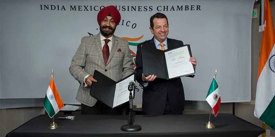 Primera Asamblea General de IMBC | Alianzas India-México La India Mexico Business Chamber celebró su Primera Asamblea General con la firma de alianzas clave con SEDECO, CANACO, COMCE, API Veracruz y municipios estratégicos.