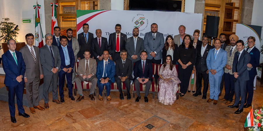 IMBC Welcomes Indian Ambassador Pankaj Sharma | Strengthening India-Mexico Ties The India Mexico Business Chamber hosted a welcome event for Indian Ambassador Pankaj Sharma, reaffirming bilateral trade, tech cooperation, and investment goals.