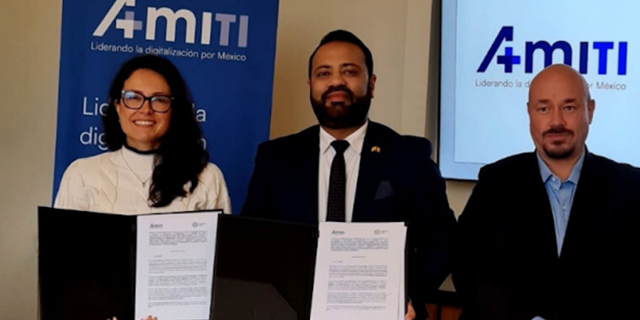 IMBC y AMITI firman alianza para fortalecer el sector TI entre India y México Firma de convenio entre la India Mexico Business Chamber e IMITI para fortalecer el sector tecnológico